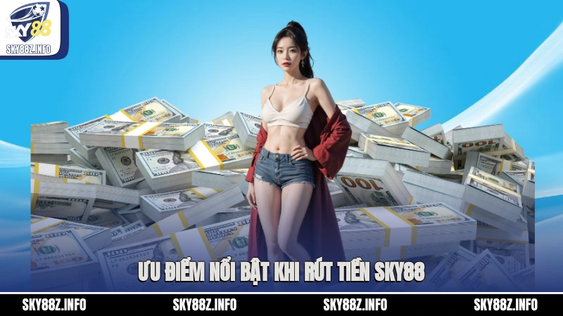 Ưu điểm nổi bật khi rút tiền Sky88